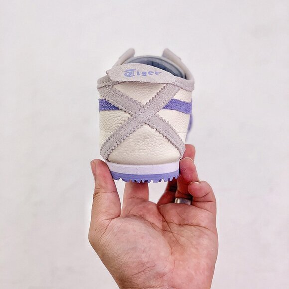 Onitsuka Tiger MEXICO 66 Cream/Purple Sneakers - Picture 7 of 9